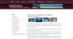 Desktop Screenshot of domtom.fr