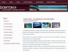 Tablet Screenshot of domtom.fr